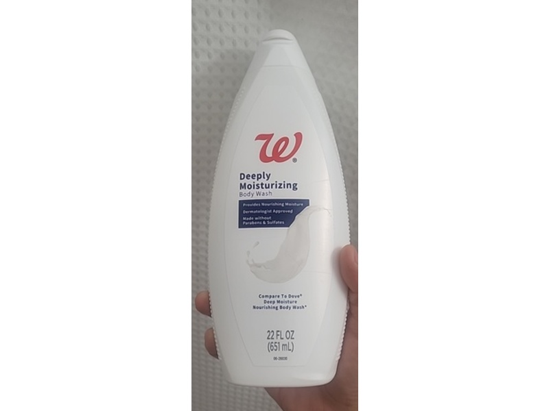 Walgreens Deeply Moisturizing Body Wash, 22 fl oz/651 mL