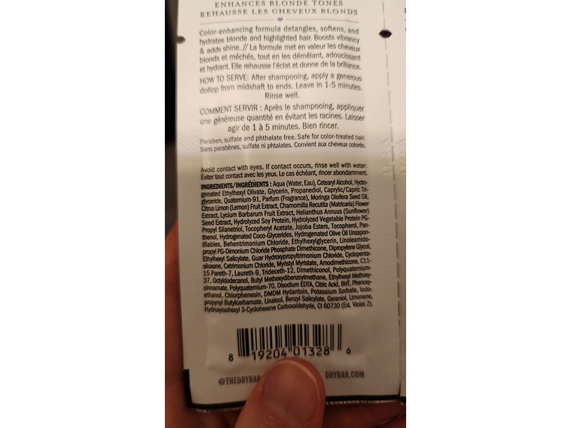 Drybar Blonde Ale Brightening Shampoo & Conditioner Set, 0.23 fl oz/7 mL