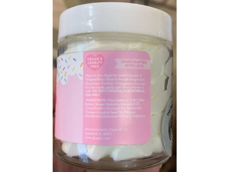 Glazeish Birthday Cake Whipped Body Glaze, 4 fl oz/118 mL