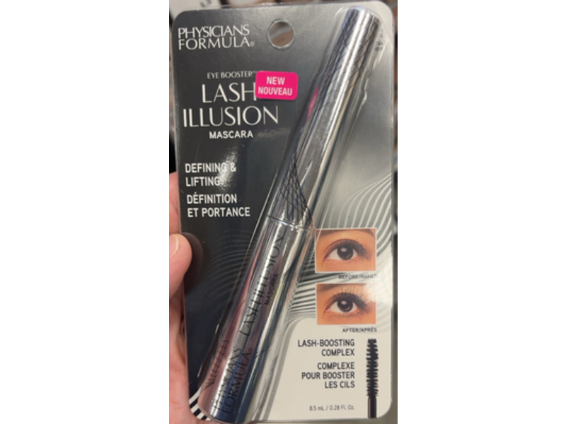 Physicians Formula Eye Booster Lash Illusion Mascara, Ultra Black, 0.28 fl oz/8.5 mL