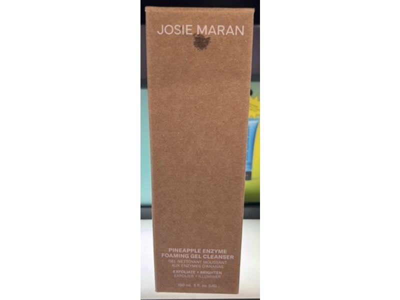 Josie Maran Foaming Gel Cleanser, Pineapple Enzyme, 5 fl oz/150 mL