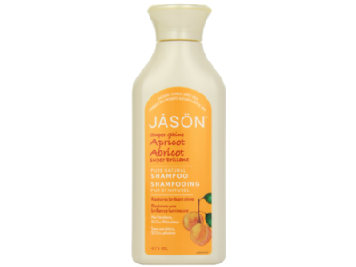 Jason Super Shine Apricot Shampoo, 473 mL
