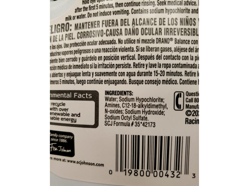 Drano Balance Clog Remover, 32 fl oz/946 mL
