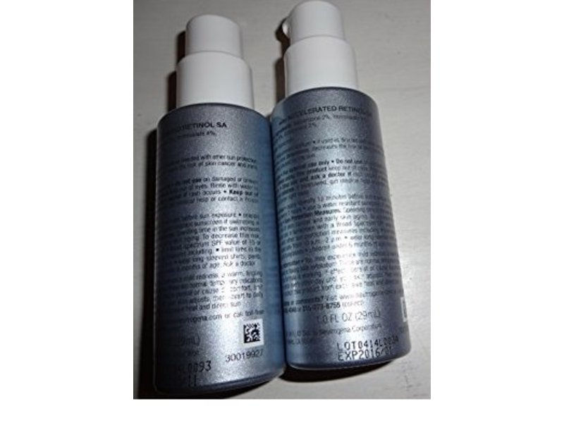 Neutrogena Rapid Wrinkle Repair Moisturizer Retinol Lotion, SPF 30, 1 fl oz/29 mL, Pack Of 2
