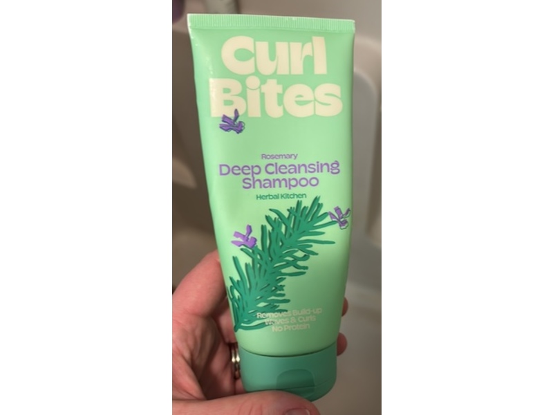 Curl Bites Deep Cleansing Shampoo, Rosemary, 200 mL