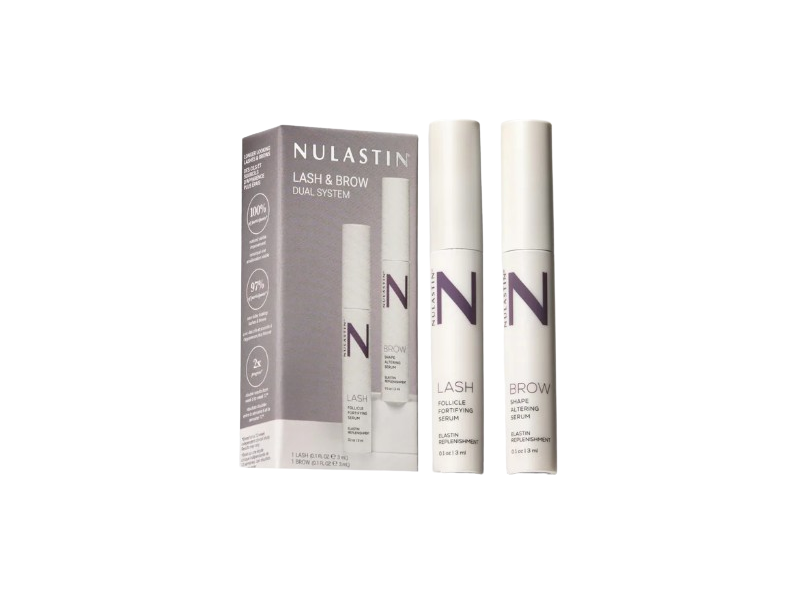 Nulastin Lash & Brow Dual System Serum, 0.1 fl oz/3 mL