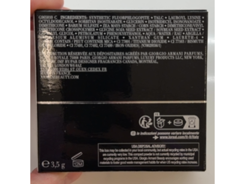 Giorgio Armani Luminous Silk Glow Fusion Powder, 5.5 , 0.12 oz/3.5 g