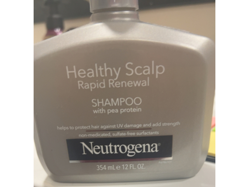 Neutrogena Healthy Scalp Rapid Renewal Shampoo, Pea Protein, 12 fl oz/354 mL