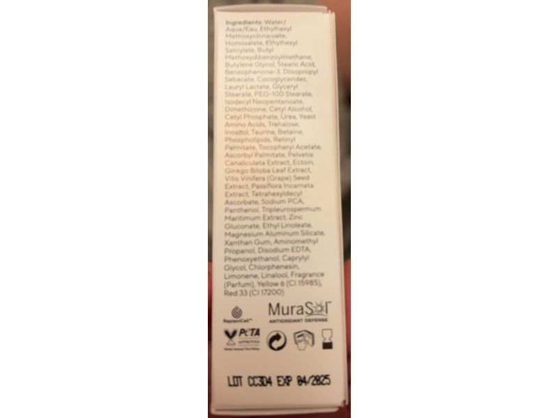 Murad Essential-C Day Face Sunscreen Broad Spectrum, SPF 30 PA+++, 0.8 fl oz/23 mL