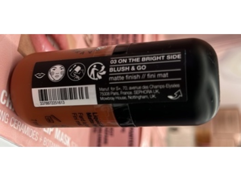 Sephora Blush & Go Liquid Blush, 03 On the Bright Side, 0.23 fl oz/7 mL