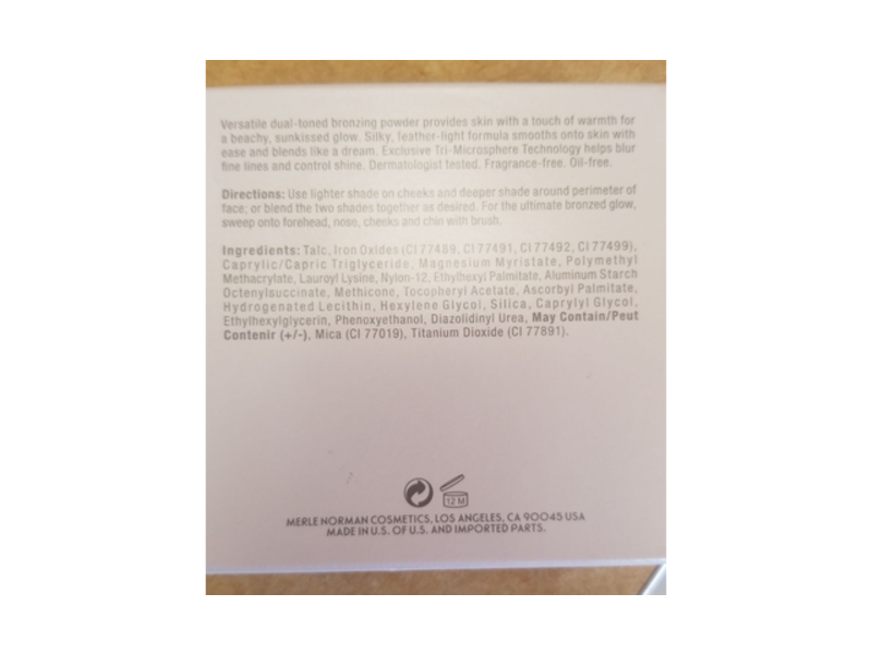 Merle Norman Bronzing Powder Duo, 0.38 oz/11 g