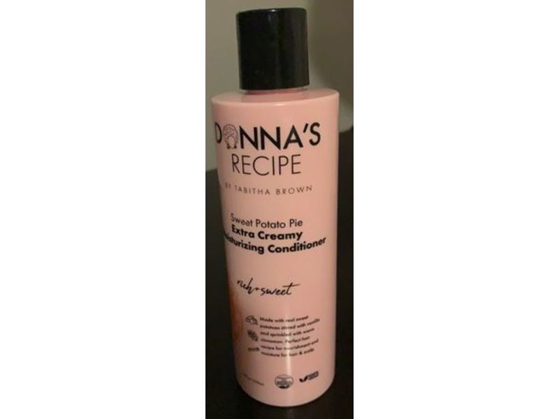 Donna's Recipe Moisturizing Conditioner, Sweet Potato Pie, 8 fl oz/300 mL