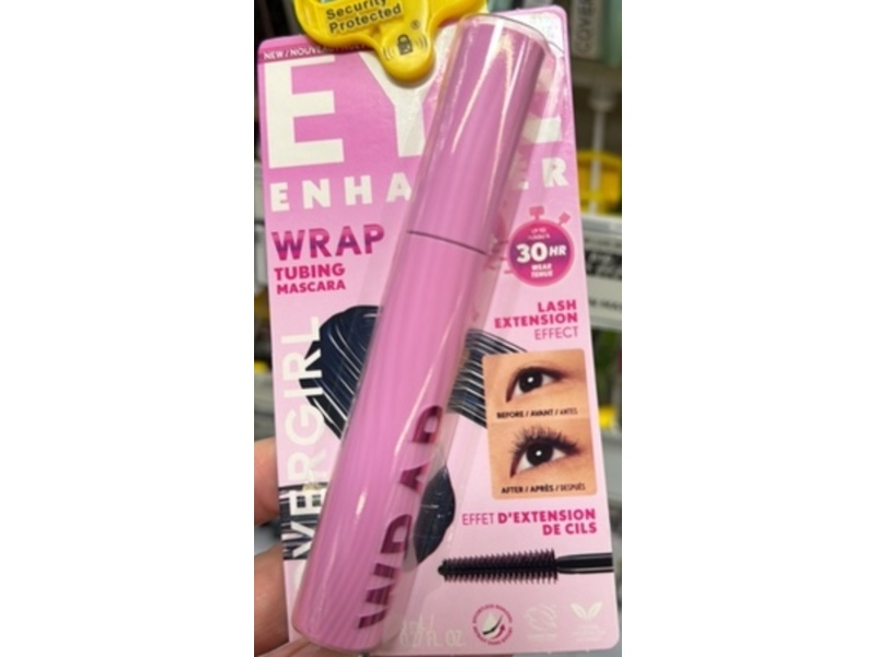 CoverGirl Eye Enhancer Wrap Tubing Mascara, 815 Midnight Stride, 0.27 fl oz