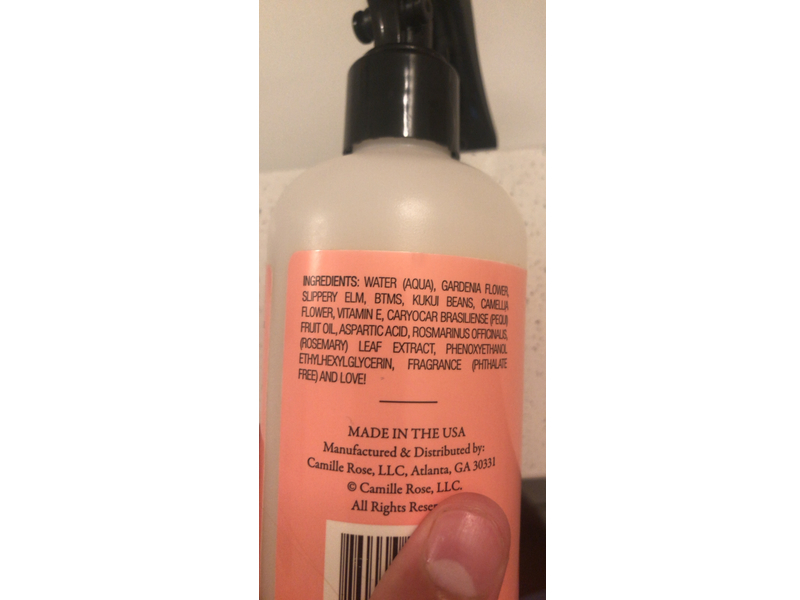 Camille Rose Grace Refreshing Moisture Mist, 8 fl oz/240 mL