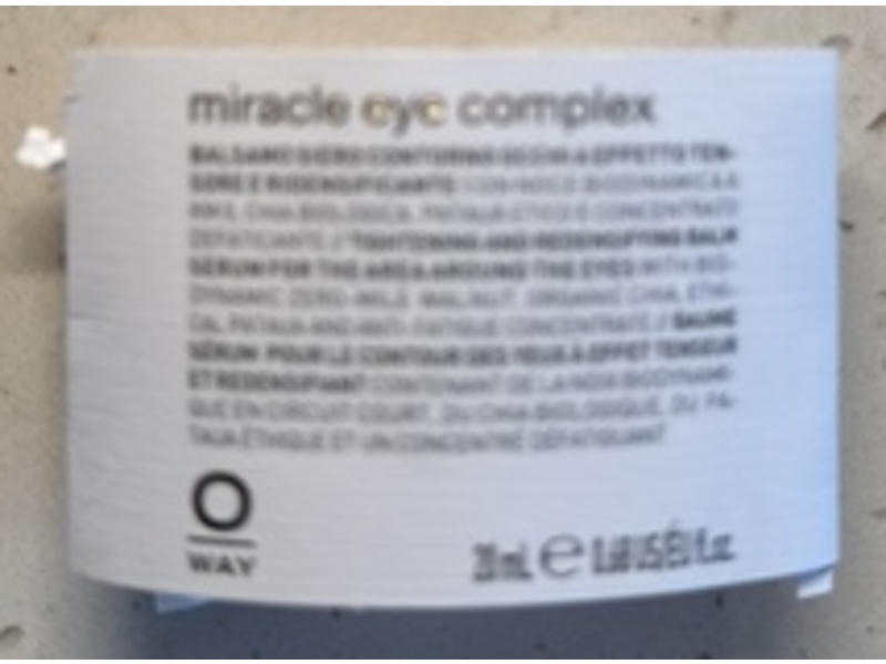 O Way Miracle Eye Complex, 0.68 fl zo/20 mL