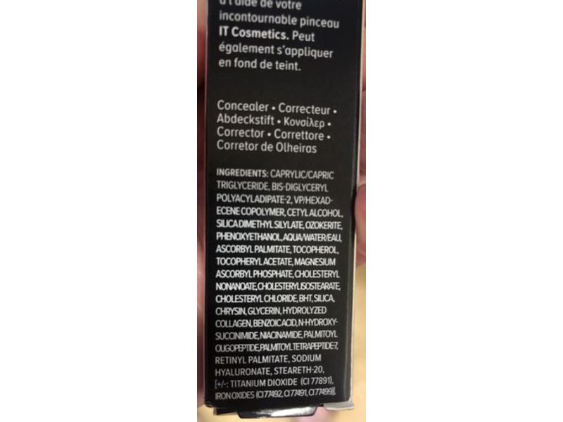 It Cosmetics Bye Bye Under Eye, Full-Coverage Anti-Aging Waterproof Concealer, 35.5 Rich (W), 0.4 fl oz/12 mL