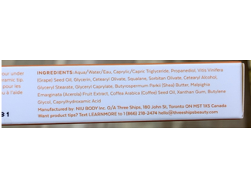 Three Ships First Light Brightening Eye Cream, Vitamin C & Caffeine, 0.5 fl oz/15 g