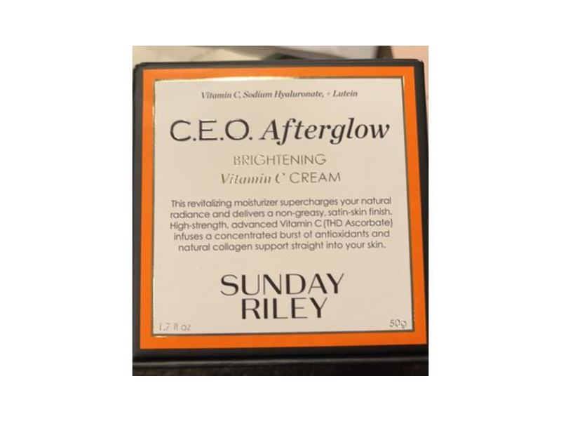 Sunday Riley Ceo Afterglow Brightening Cream, Vitamin C, 1.7 fl oz/50 g