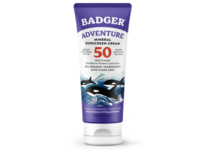 Badger Adventure Mineral Sunscreen Cream , SPF 50, 2.9 fl oz/87 mL - thumbnail 1