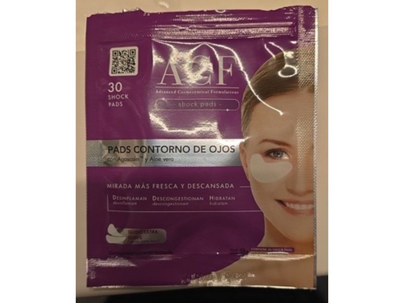 ACF By Dadatina Eye Contour Shock Pads, 18 g, 30 Count