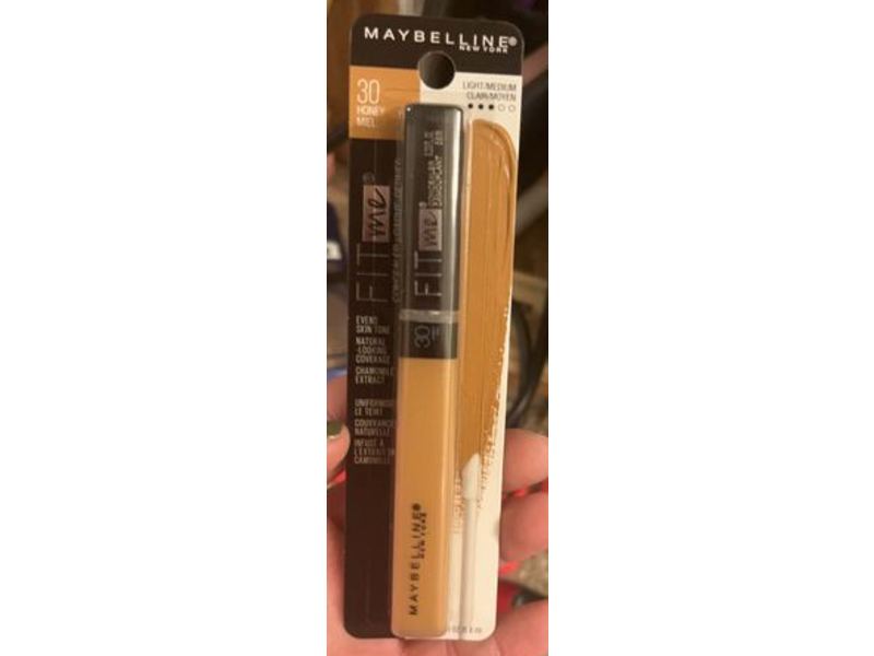 Maybelline New York Fit Me Concealer, 30 Honey, 0.23 fl oz/6.8 ml