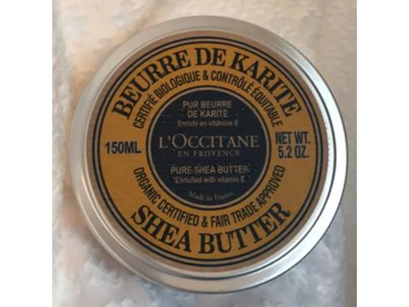 L'Occitane En Provence Pure Shea Butter, Vitamin E, 5.2 oz/150 mL