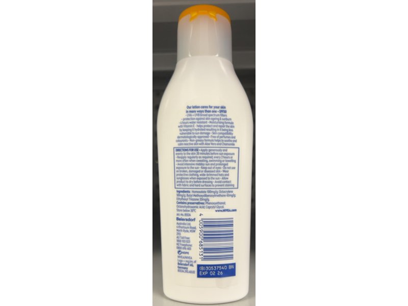 Nivea Soothes Sentive Skin Sunscreen Lotion, SPF 50, 200 mL