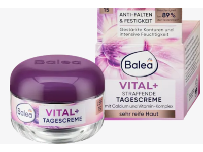 Balea Vital + Firming Face Cream, SPF 15, 50 mL