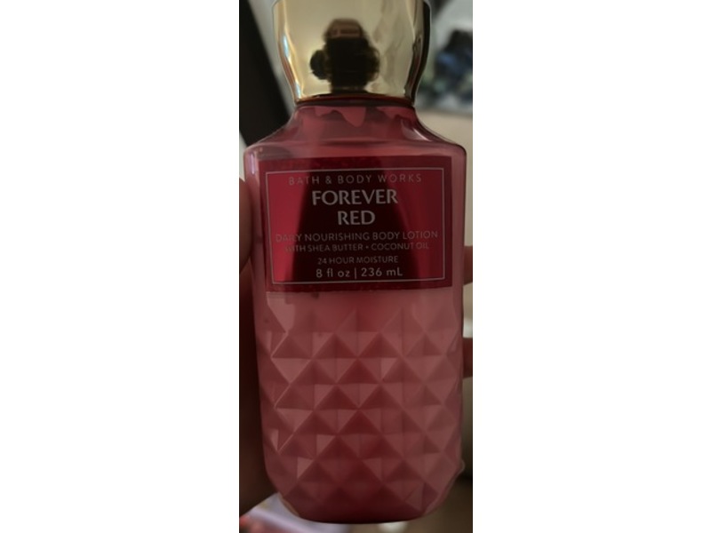 Bath & Body Works Daily Nourishing Body Lotion, Forever red, 8 fl oz/236 mL