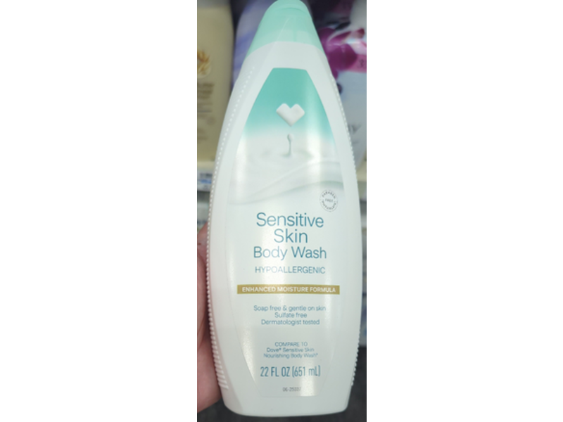 Cvs Health Sensitive Skin Body Wash, Enhanced Moisture Formula, Sulfate Free, 22 fl oz/651 mL