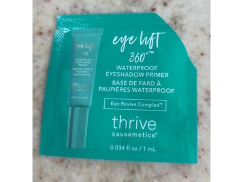 Thrive Causemetics Eye Lift 360° Waterproof Eyeshadow Primer, 0.034 fl oz/1 mL
