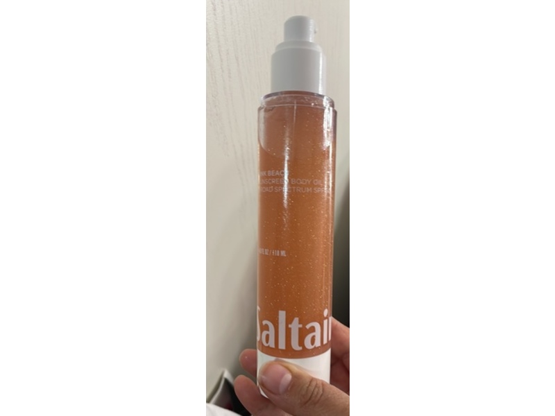 Saltair Pink Beach Sunscreen Body Oil, SPF 50, 4 fl oz/118 mL