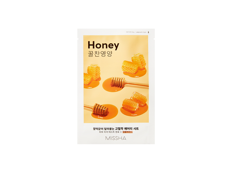 Missha Airy Fit Sheet Mask, Honey, 19 g