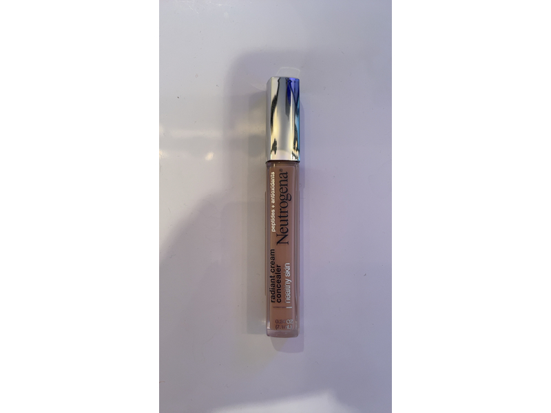 Neutrogena Healthy Skin Radiant Cream Concealer, Brulee Light/Medium 01, 0.24 fl oz/7.1 mL