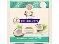 GuruNanda Premium Whitening Strips Kit, Coconut Oil, 18 Count - thumbnail 1