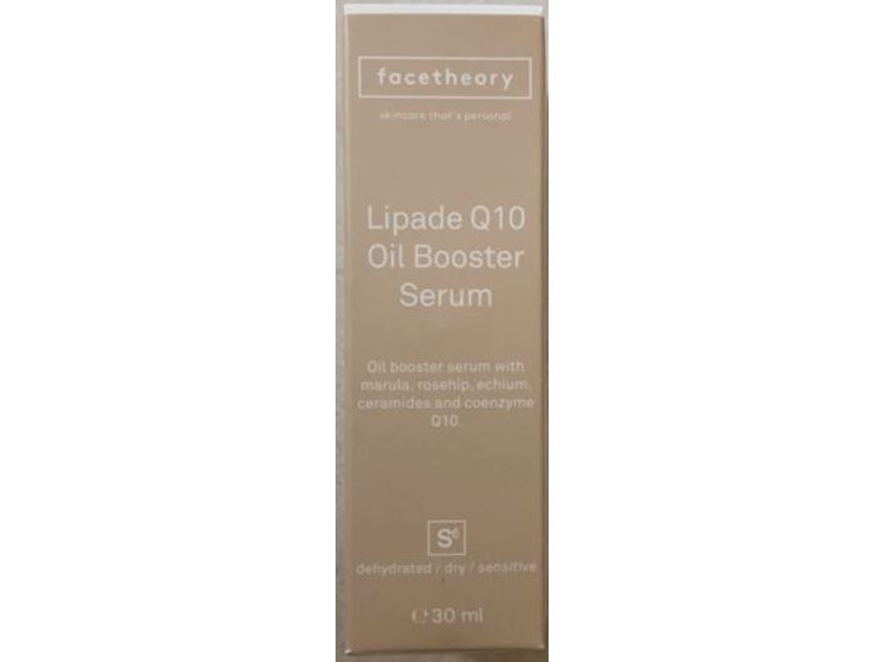 Facetheory Lipade Q10 Oil Booster Serum, Sensitive Skin, 30 mL