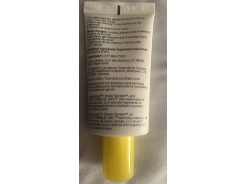 Supergoop! Sheer Screen Lotion, SPF 30 PA+++, 1.5 fl oz/45 mL