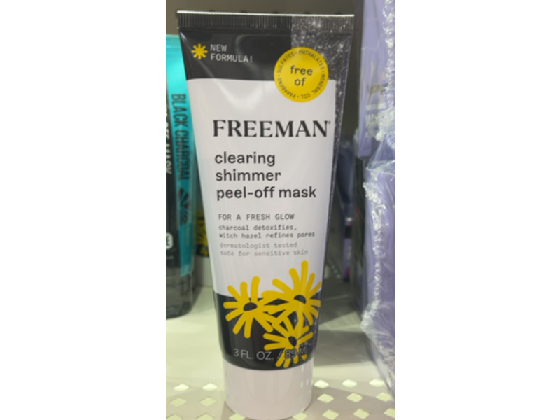 Free Men Clearing Shimmer Peel-Off Mask, 3 fl oz/89 mL