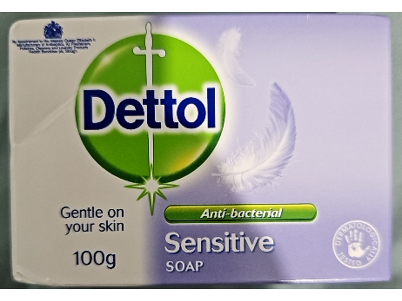 Dettol Anti-Bacterial Sensitive Soap, 100 g, Pack Of 6