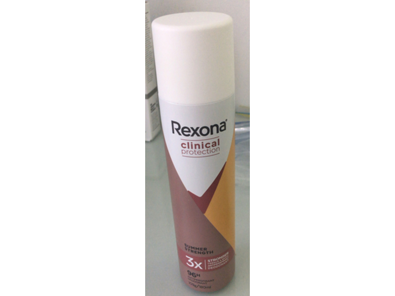Rexona Clinical Protection Antiperspirant Deodorant, Summer Strength, 180 mL