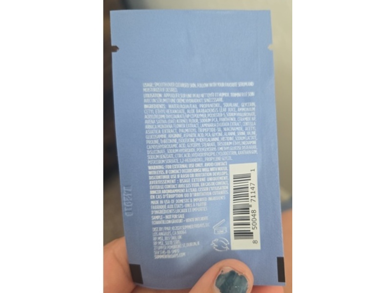 Summer Fridays Deep Hydration Serum, 0.07 fl oz/2 mL