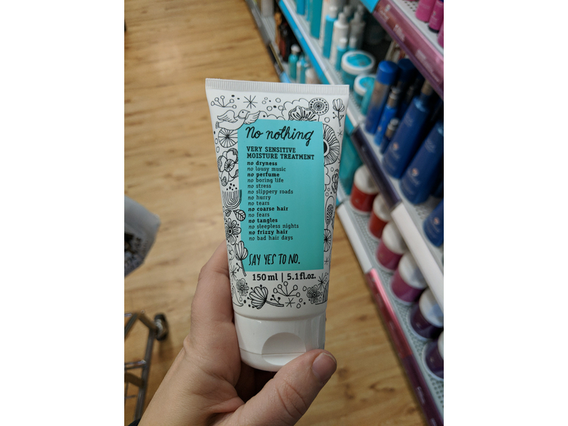 No Nothing Very Sensitive Moisture Treatment, 5.1 fl oz/150 mL