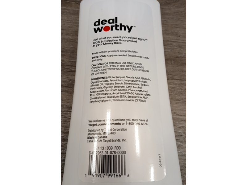 Deal Worthy Body Lotion, 21 fl oz/621 mL