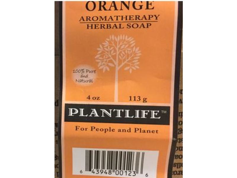 Plantlife Aromatherapy Herbal Soap, Vanilla Orange, 4 oz/113 g