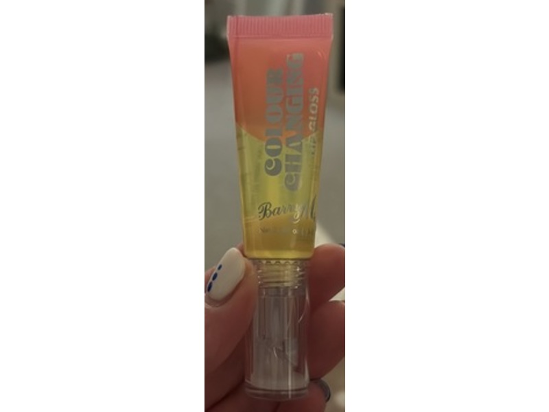 Barry M Colour Changing Lip Gloss, Light Pink Unicorn, 0.34 fl oz/10 mL