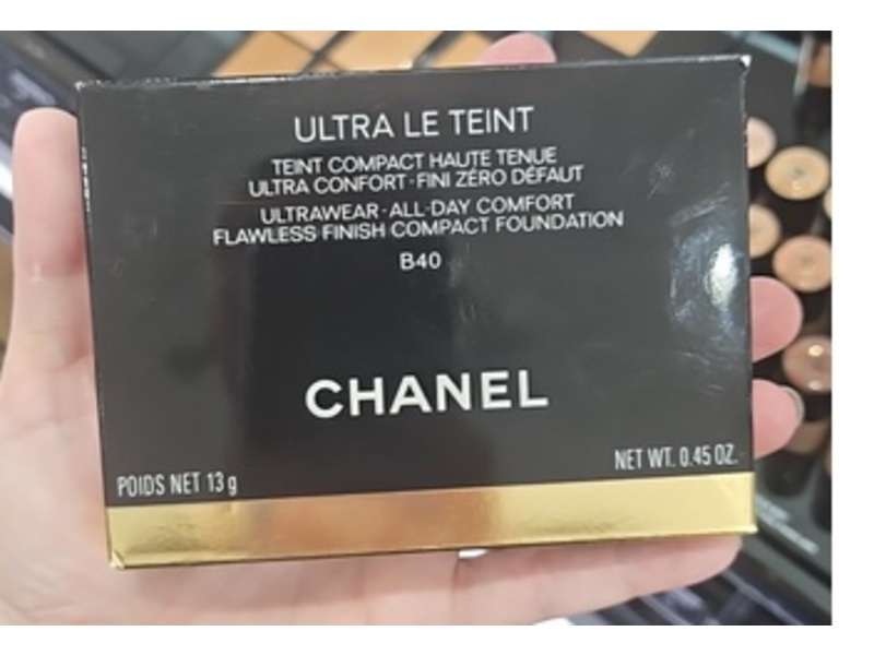 Chanel Ultra Le Teint Compact Foundation, B40, 0.45oz/13 g