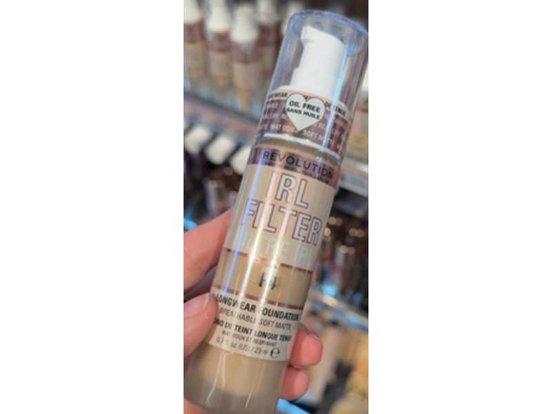 Revolution IRL Filter Longwear Foundation, F4, 0.7 fl oz/23 mL