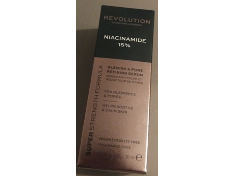 Revolution Skincare London Blemish & Pore Serum, Niacinamide, 1 fl oz/30 mL