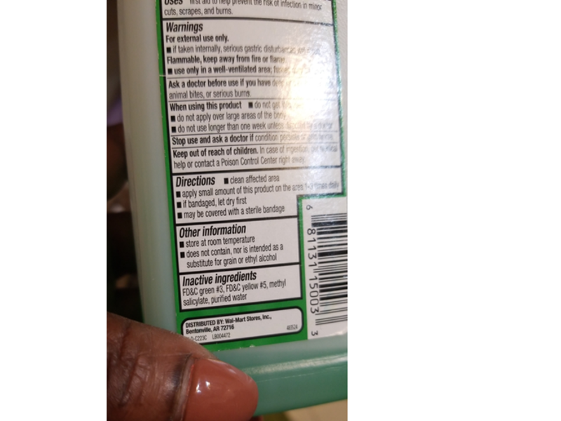 Equate 50% Isopropyl Alcohol Antiseptic, Wintergreen, 16 fl oz/473 mL