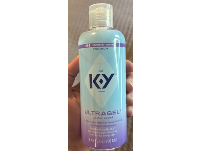 KY Ultra Gel Water Based Lubricant. 8.45 fl oz/250 mL
